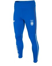 spodnie męskie [S4L16-SPMF700] Replika getrów treningowych męskich Serbia Rio 2016 SPMF700 - kobalt - - 4f.com.pl